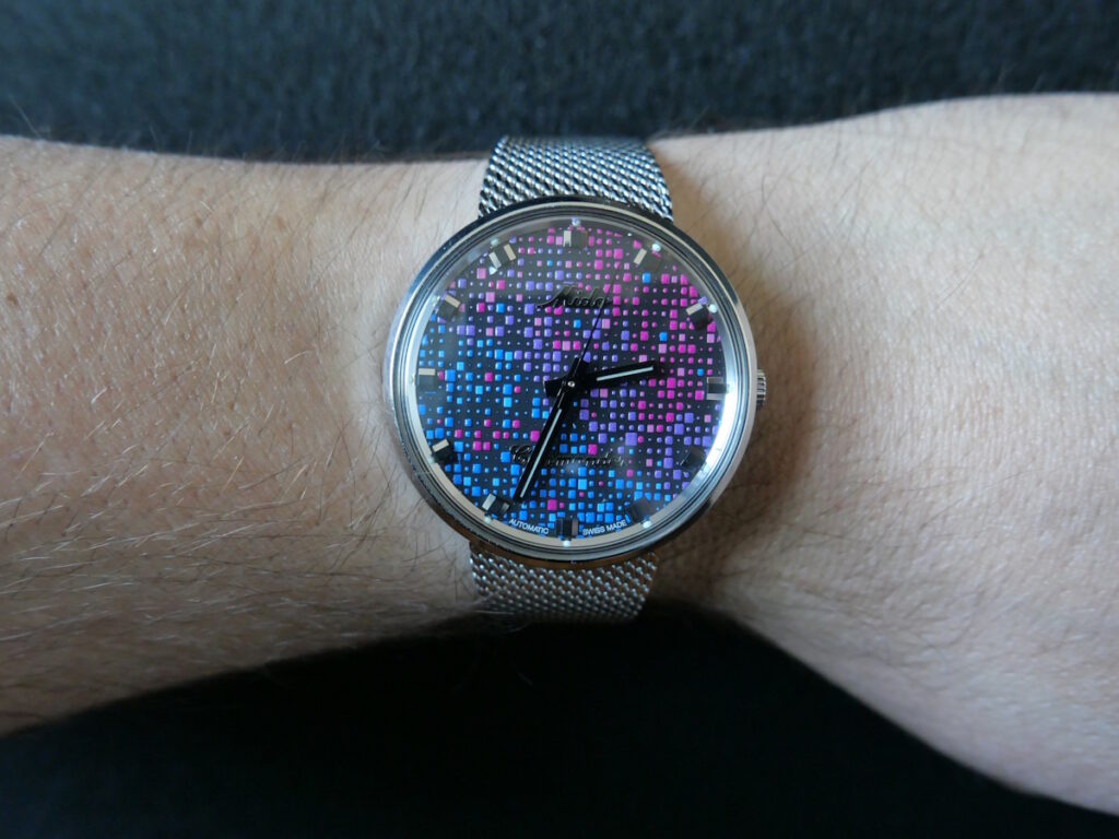 wristshot mido commander 1959 pixel