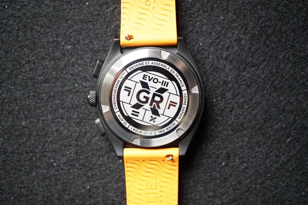 caseback charlie paris grx evo iii