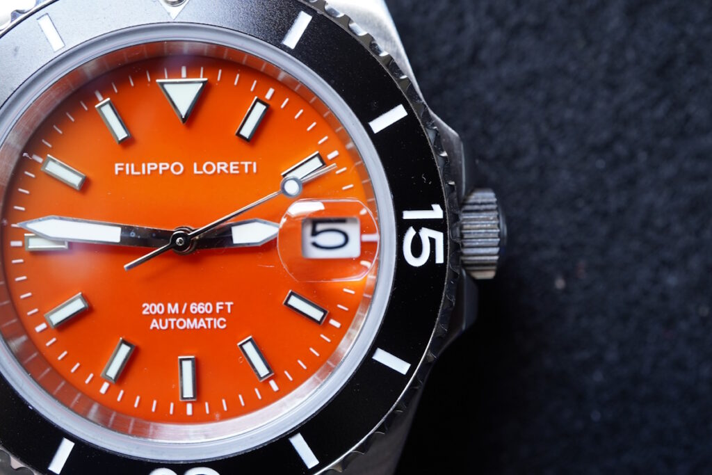 Filippo Loreti Aquadiver Red Agate Dial