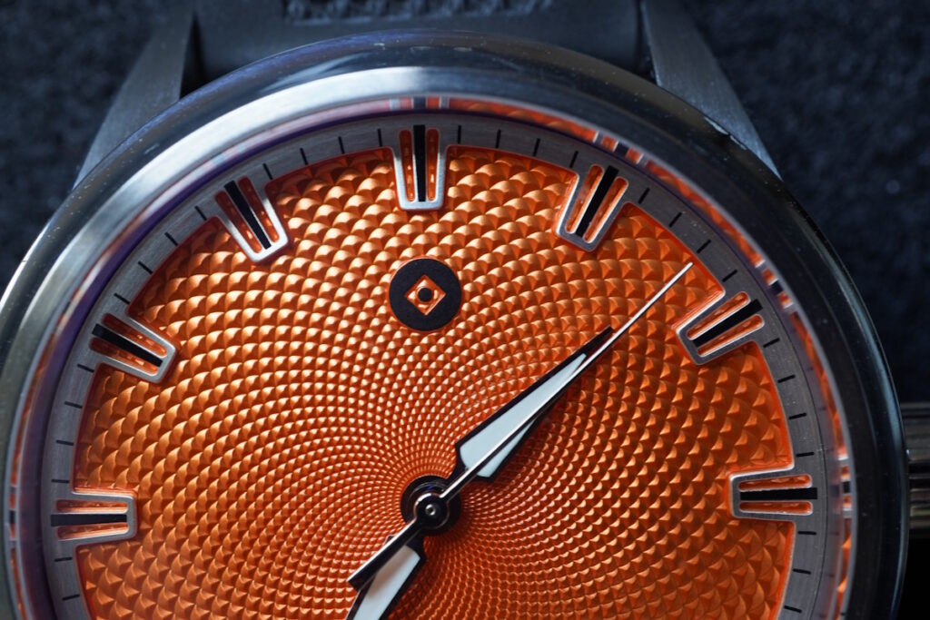 Omnis x Flyback Luna dial