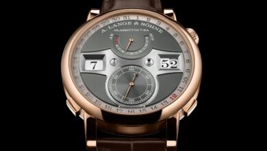 a lange sohne zeitwerk date rose gold