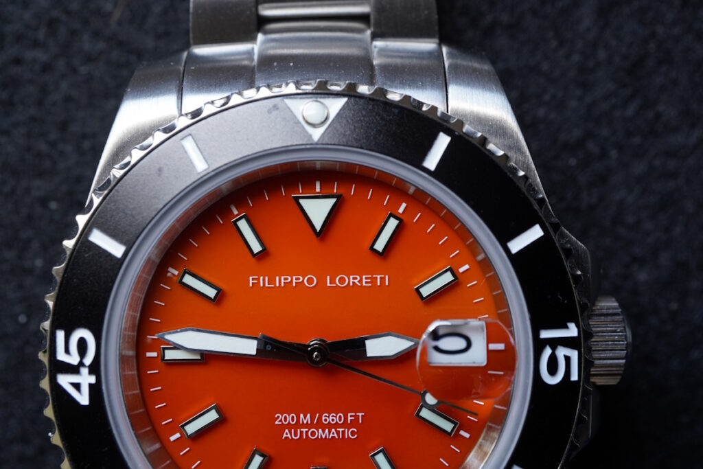 automatic Filippo Loreti Aquadiver Red Agate
