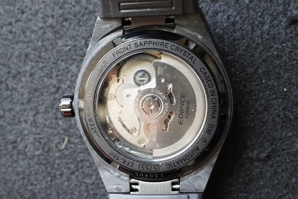 casio edifice efk-100 automatic watch