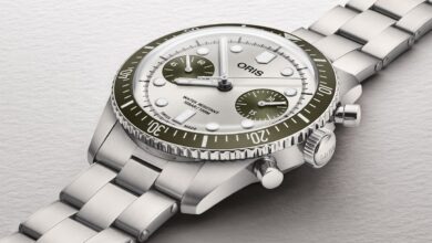 oris divers sixty-five chronograph ocean green