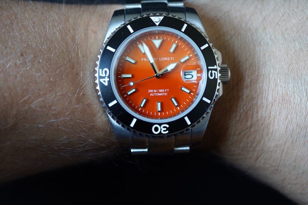 wristshot Filippo Loreti Aquadiver Red Agate