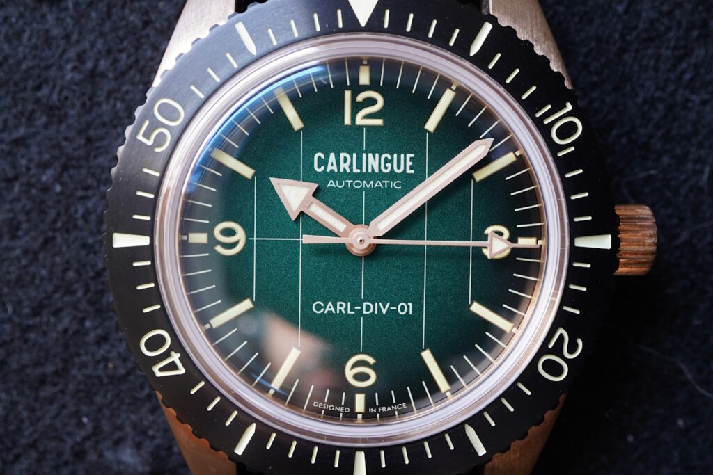 carlingue diver bronze