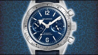 wolbrook Skindiver WT Chrono Mecaquartz Blue