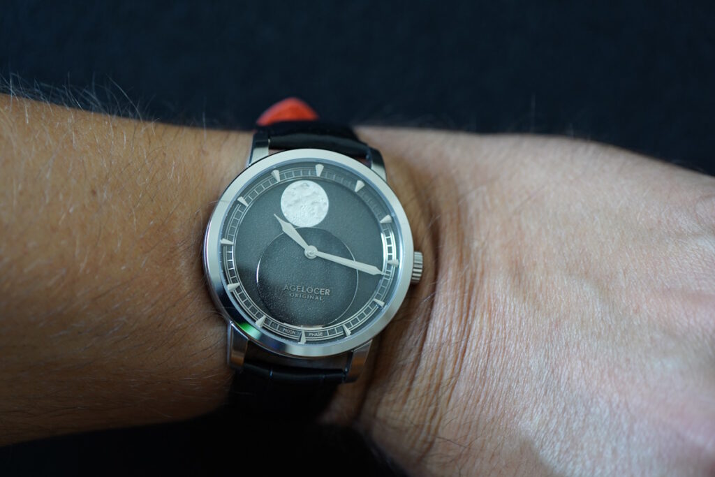 wristshot agelocer astronomer moonphase