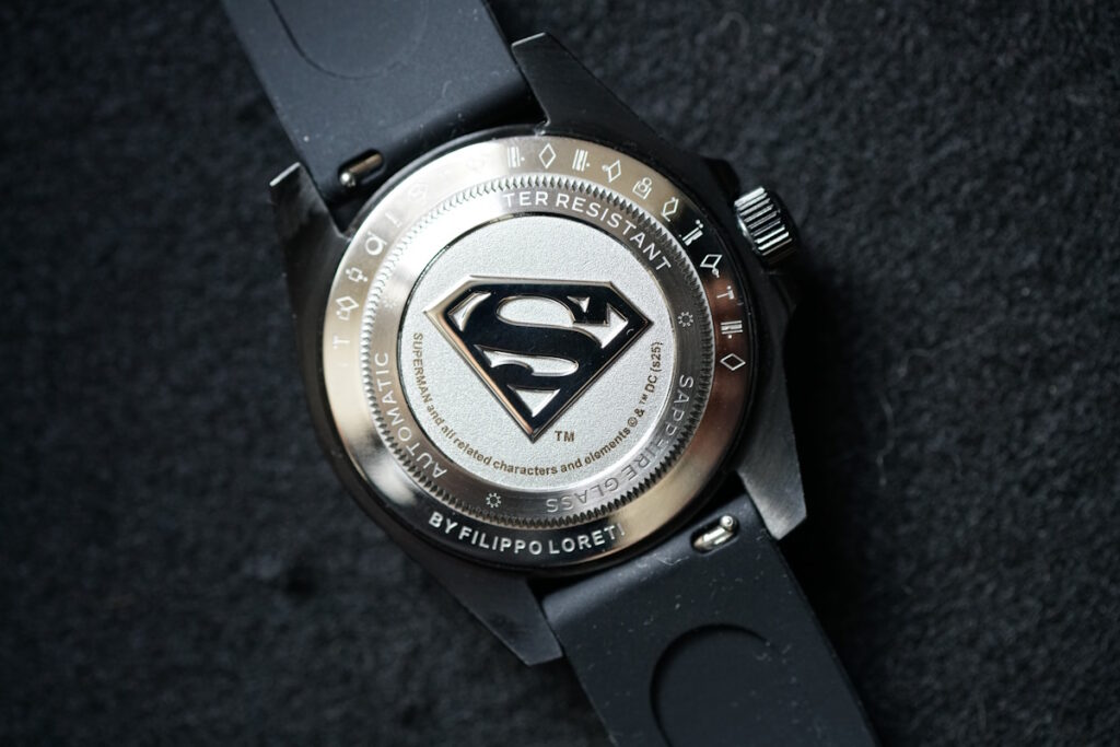 caseback filippo loreti superman