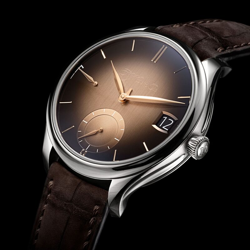 h moser cie endeavour perpetual calendar smoked salmon 1