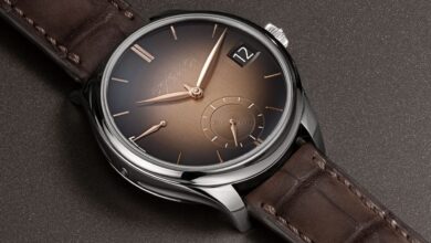 h moser cie endeavour perpetual calendar smoked salmon