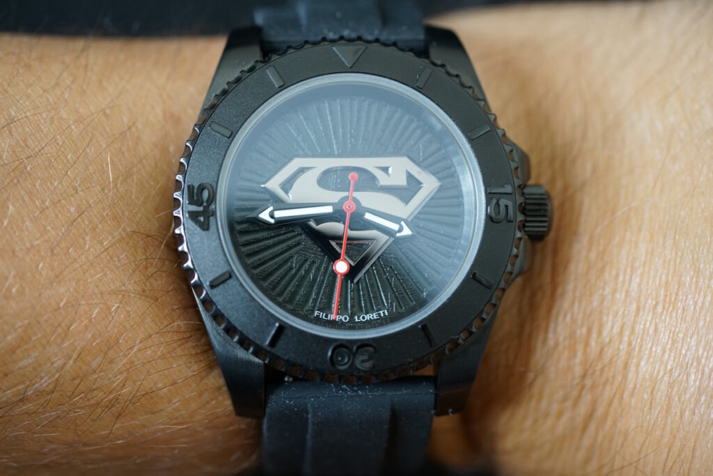 wristshot filippo loreti superman