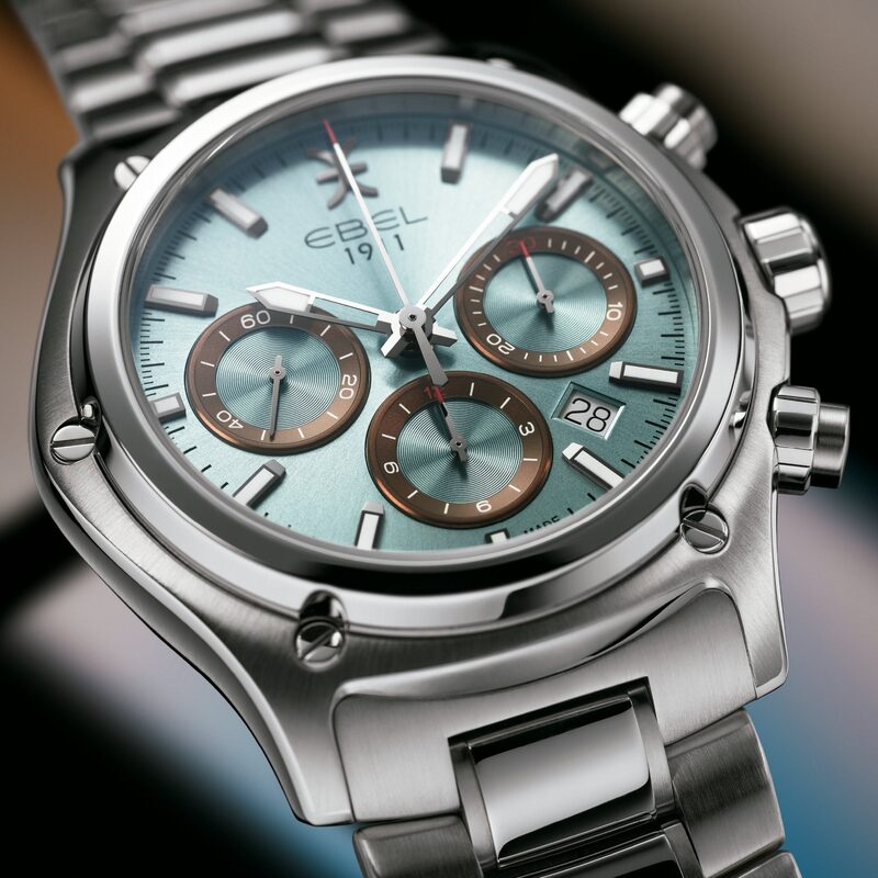 ebel 1911 chronograph ice blue 2025 2
