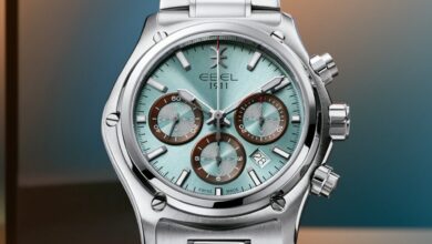 ebel 1911 chronograph ice blue 2025