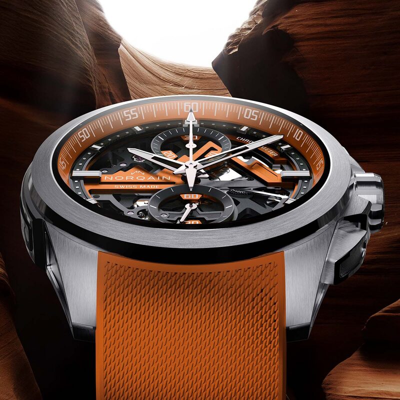 norqain independence skeleton chrono 1