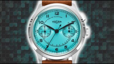 vulcain monopusher blue lagoon