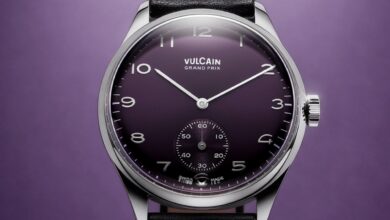 vulcain grand prix petite seconde purple
