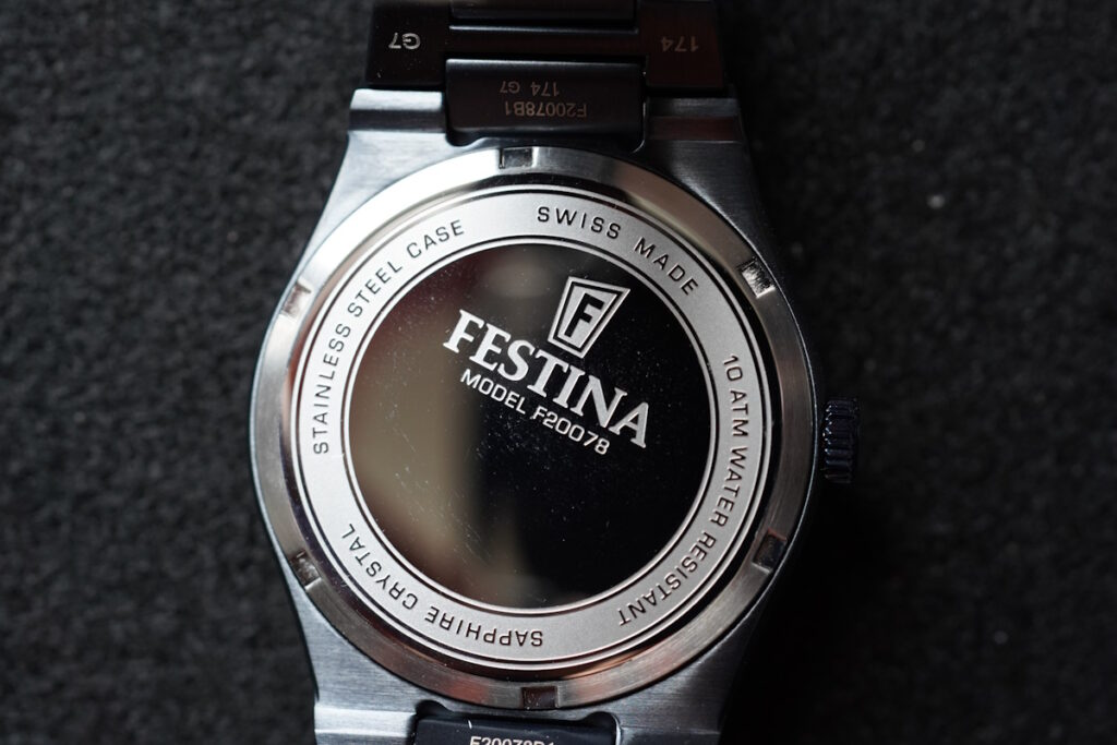 festina rivé caseback