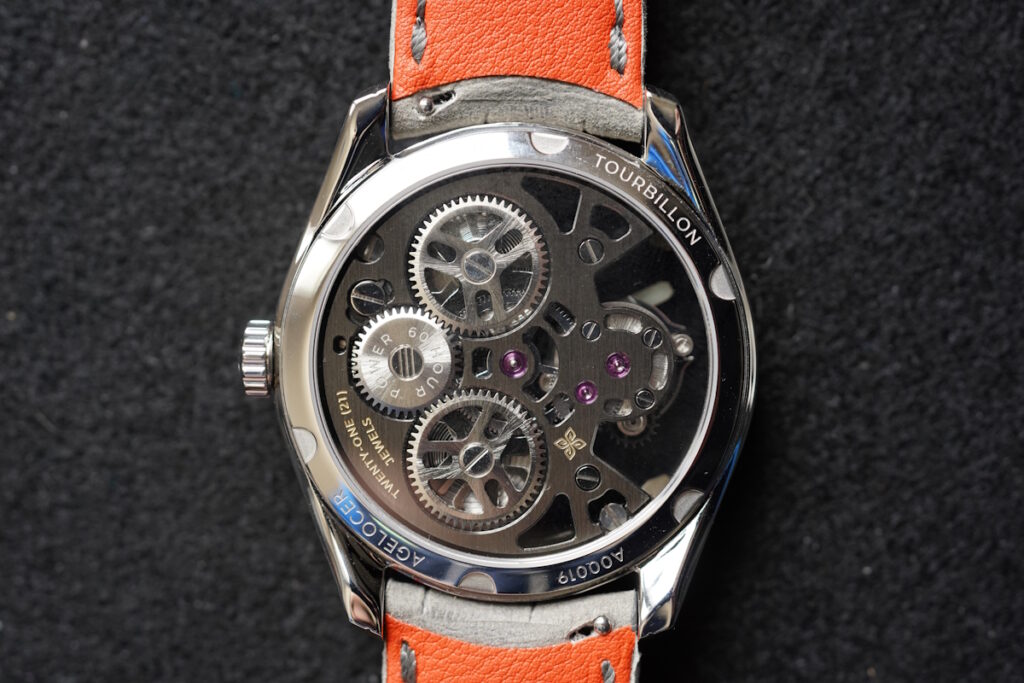 agelocer manta tourbillon caliber