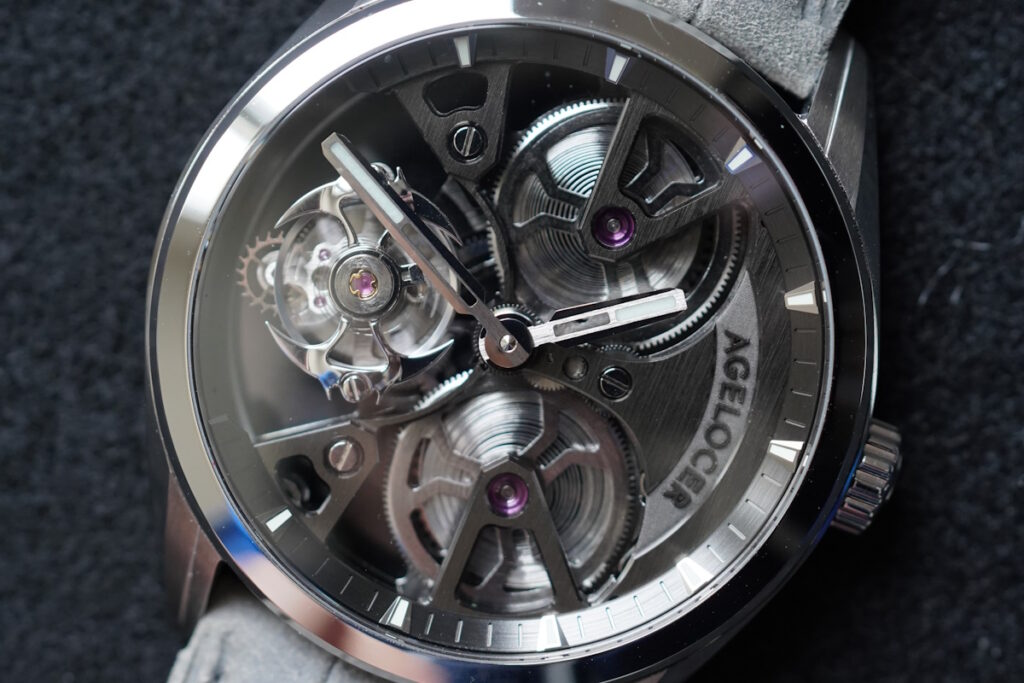 agelocer manta tourbillon skeleton