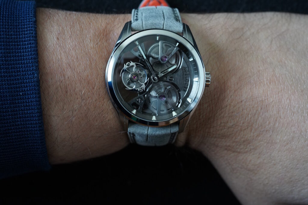 agelocer manta tourbillon wristshot