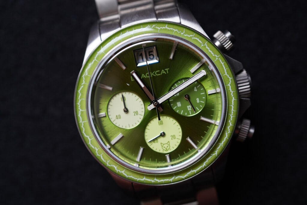 blackcat chronograph shura green