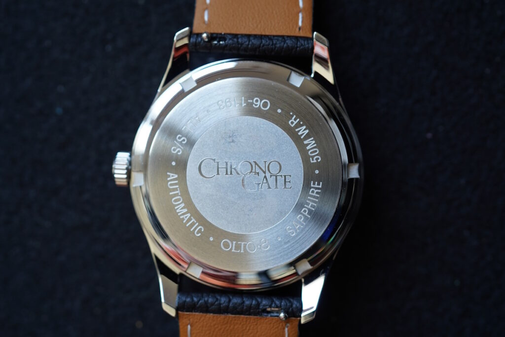 Olto-8 Chrono Gate caseback