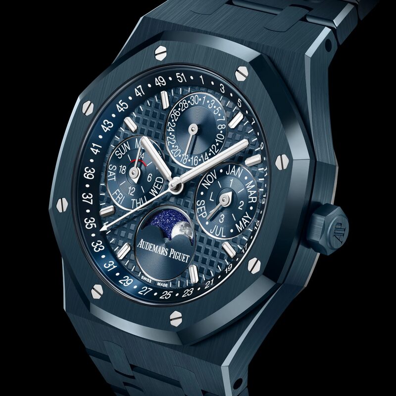 audemars piguet royal oak quantième perpetuel bleu nuit nuage 50 2