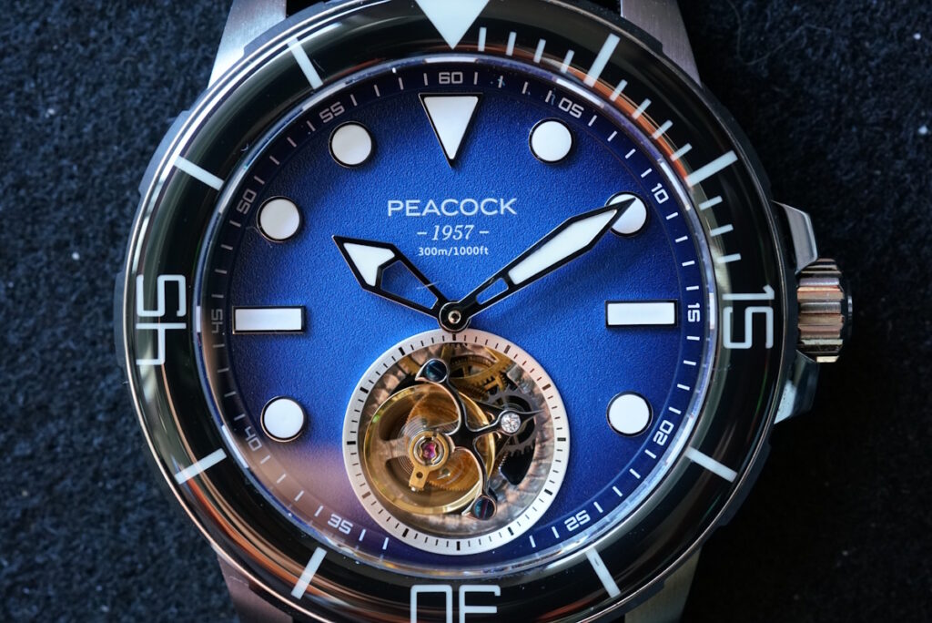 Peacock Ocean Wing dial