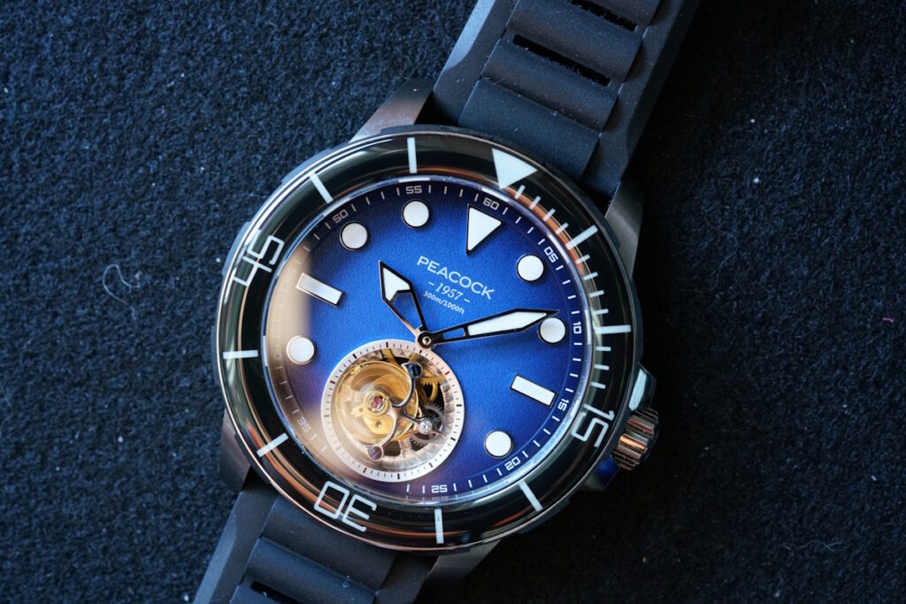 Peacock Ocean Wing tourbillon