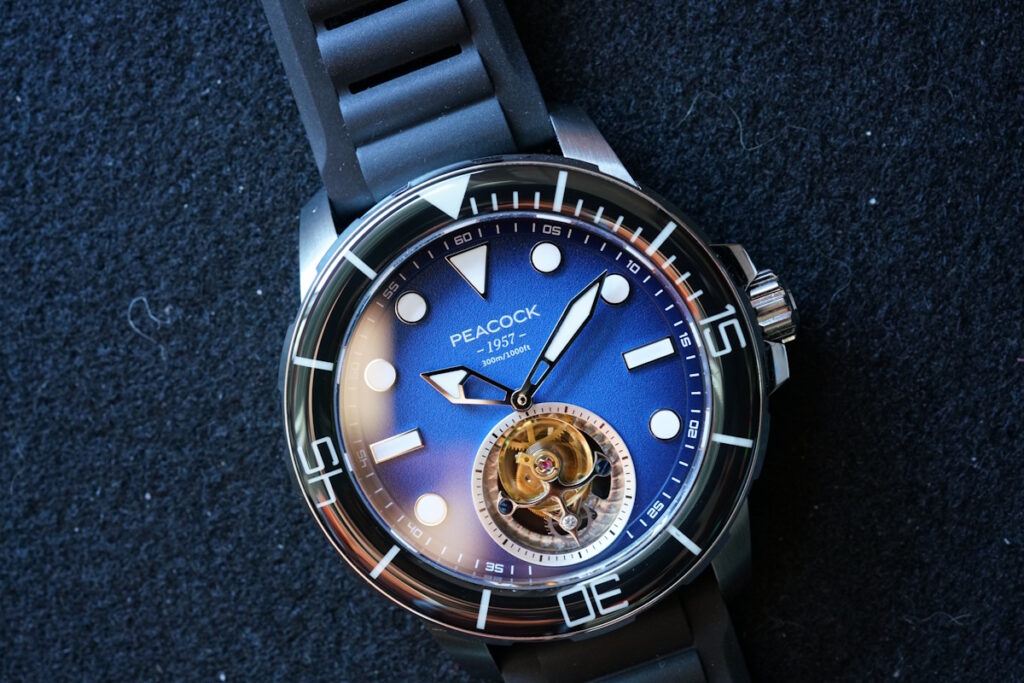 Peacock tourbillon Ocean Wing