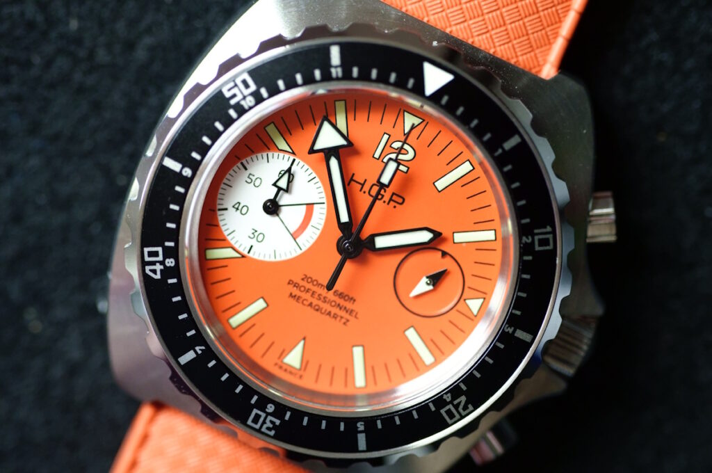 HGP Diver 200M Chronographe orange