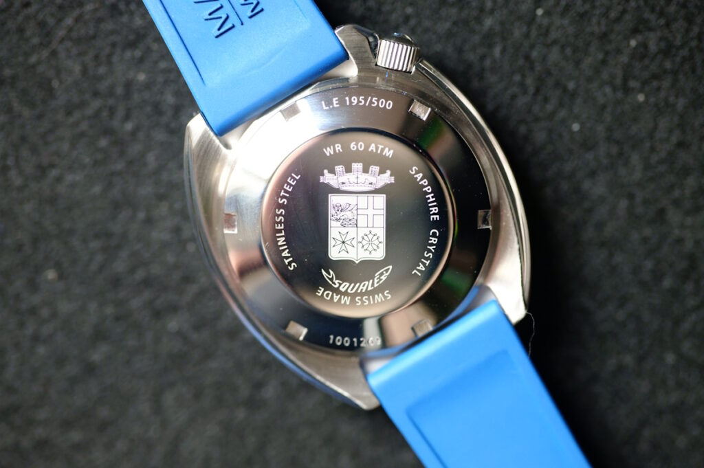 Squale 2001 Marina Militare caseback