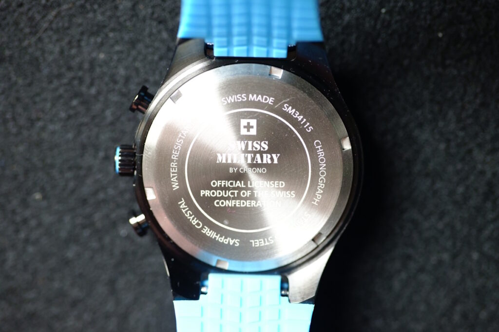 Swiss Military Speed caseback