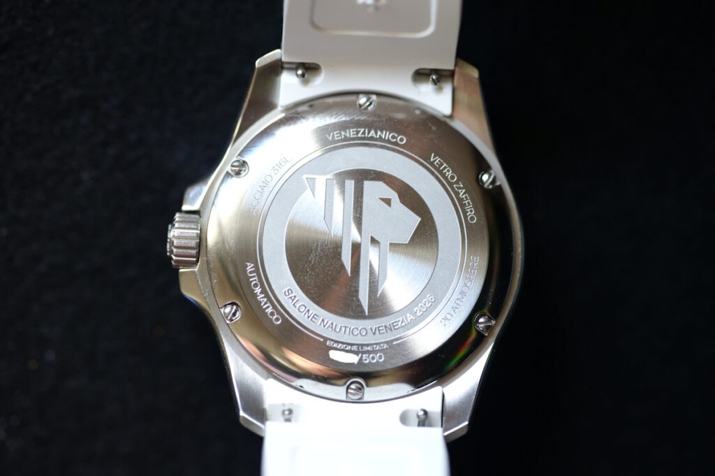 Venezianico Nereide x Salone Nautico caseback