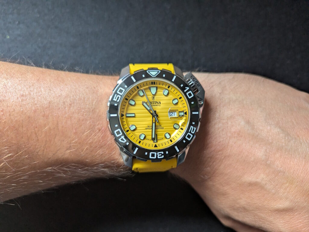 Festina Diver COSC wristshot