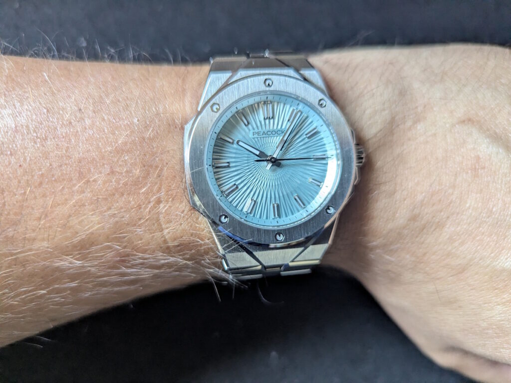 Peacock Plumage Gaze wristshot