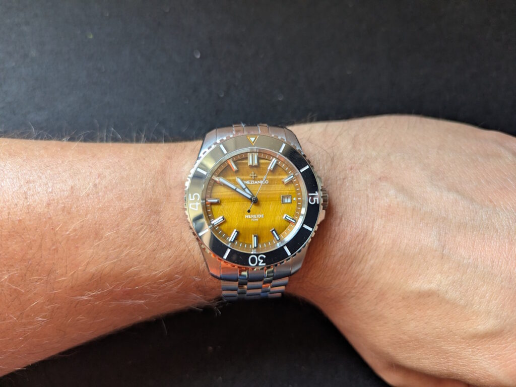 Venezianico Nereide Tigris wristshot