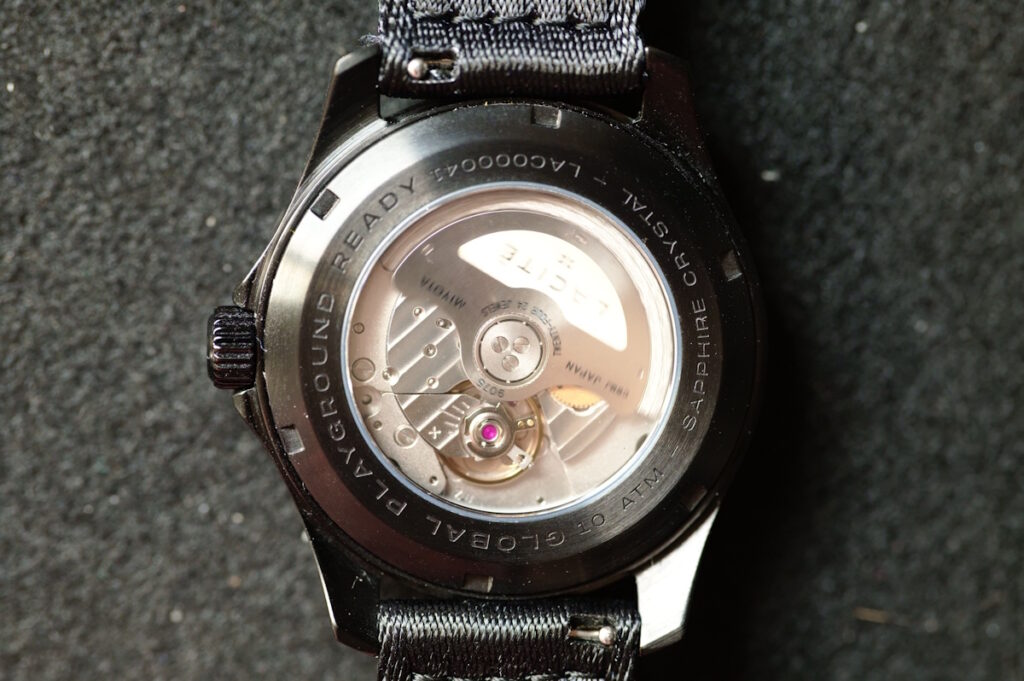 lacite urbanite gmt caseback