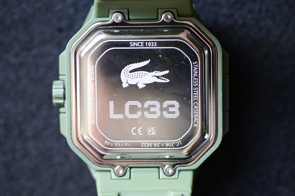 Lacoste LC33 Square caseback