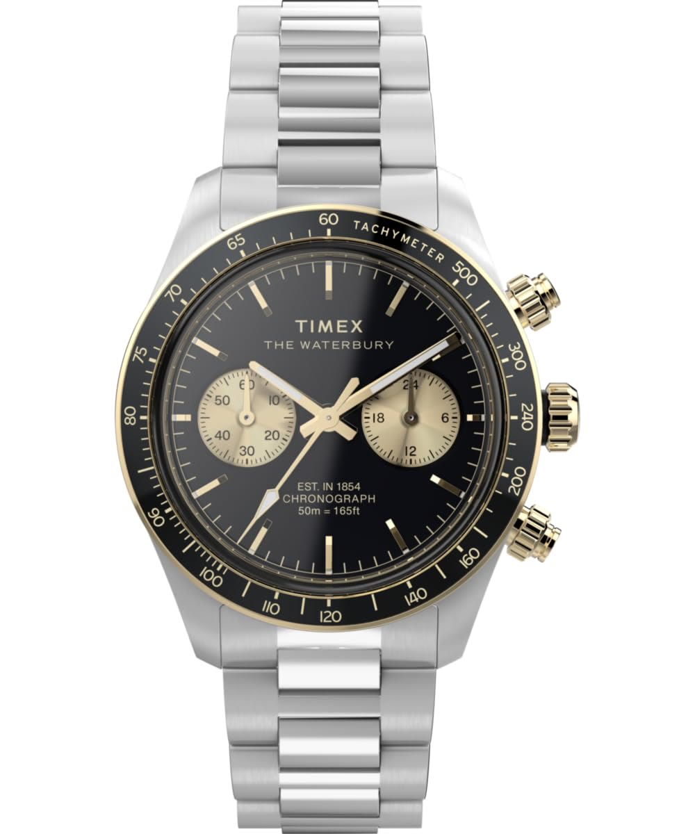 Timex Waterbury Heritage, montre chronographe quartz au style classique et discret