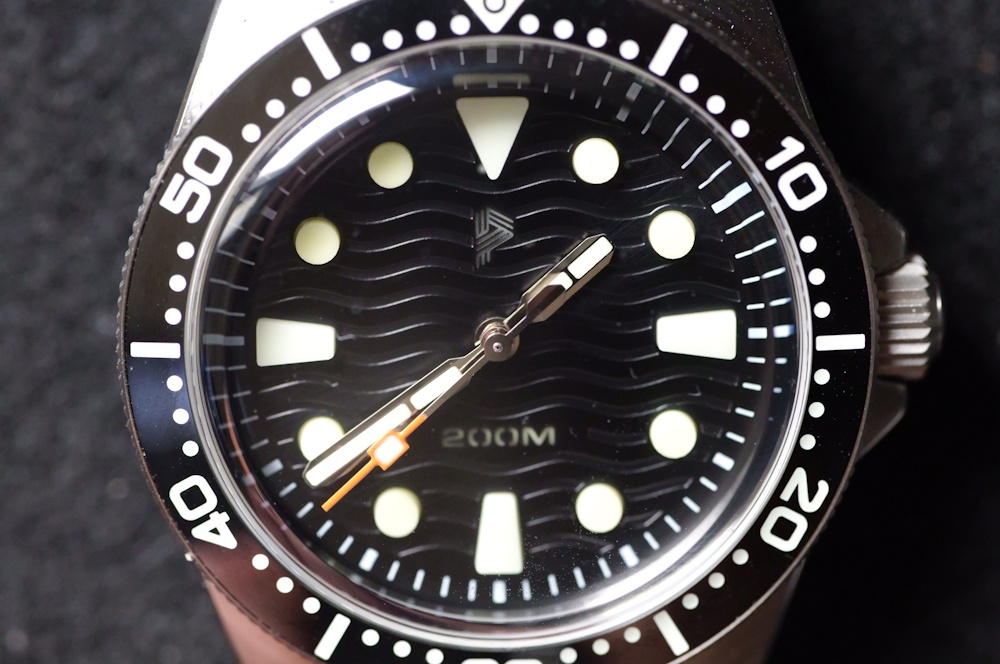 Phorcydes Skin Diver dial