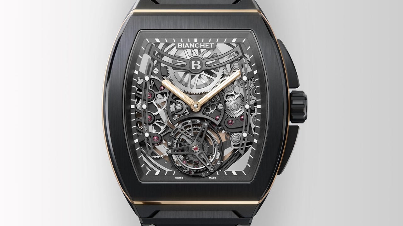 Bianchet UltraFino Tonneau Black Ceramic Gold, la nouvelle bombe ultra-plate