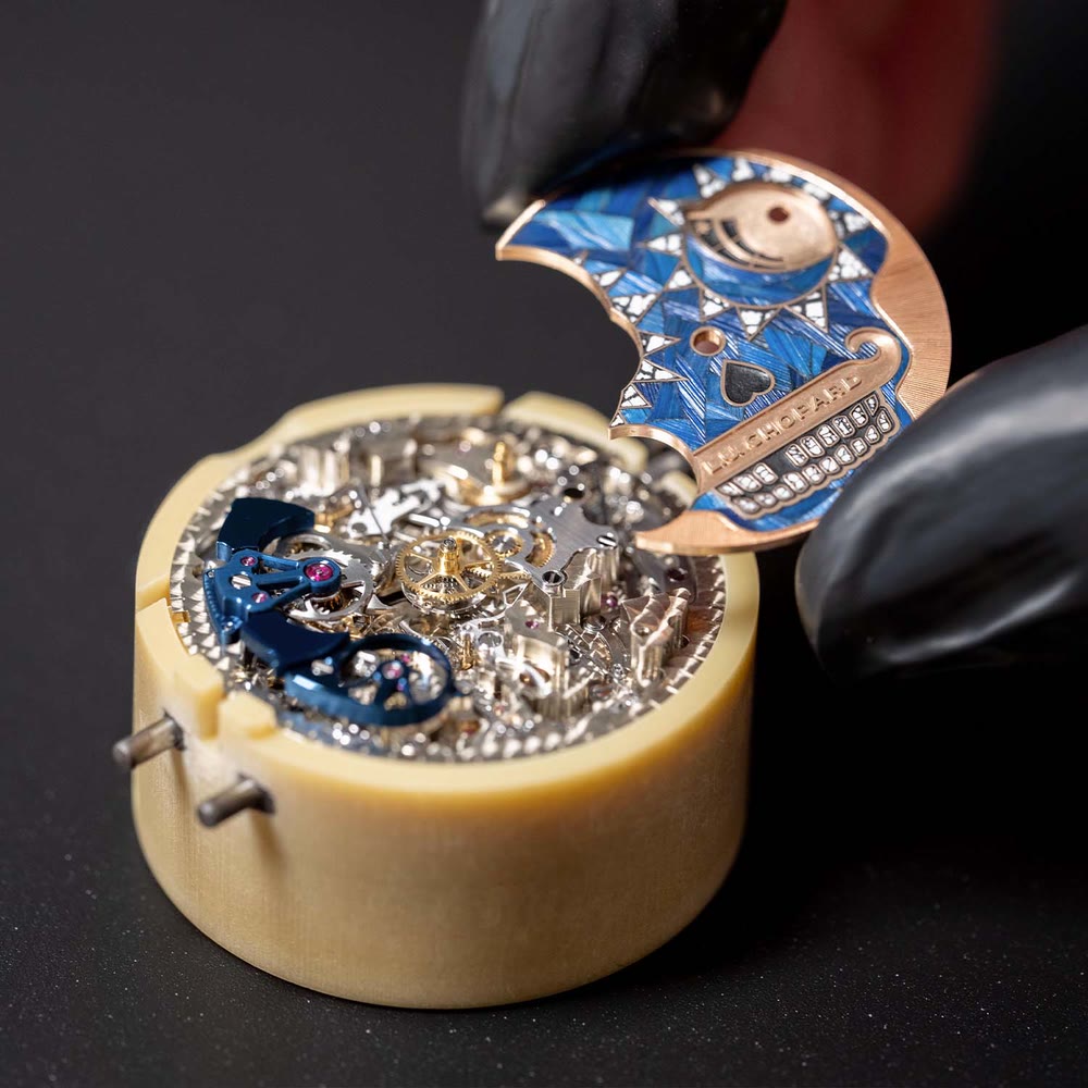 Chopard L.U.C Full Strike Día de los Muertos Edition 13 : détail du boîtier