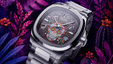 La montre Mido multifort TV Big Date Alebrijes révèle ses secrets luminescents en hommage au Día de los Muertos