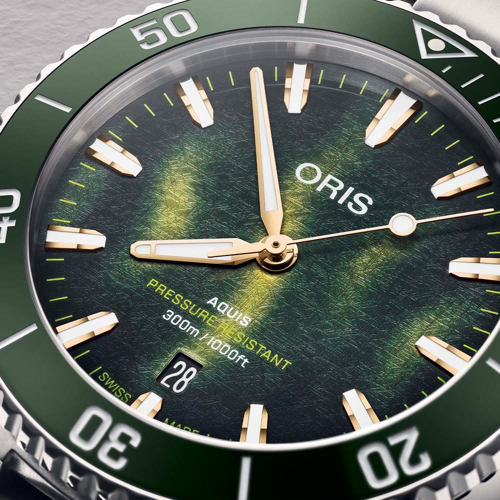 Oris Aquis Date Kelp Forest Limited Edition : vue d'ensemble