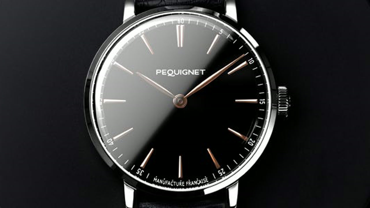 Pequignet Attitude Onyx : la montre française au cœur de pierre