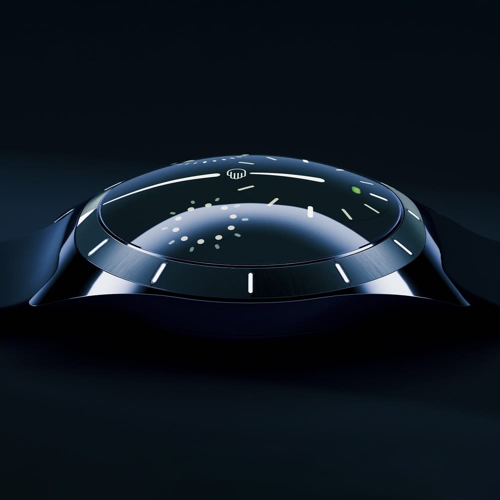 La Ressence TYPE 10 DN met en avant son boîtier tendu, son verre bombé et son identité Dark Knight.