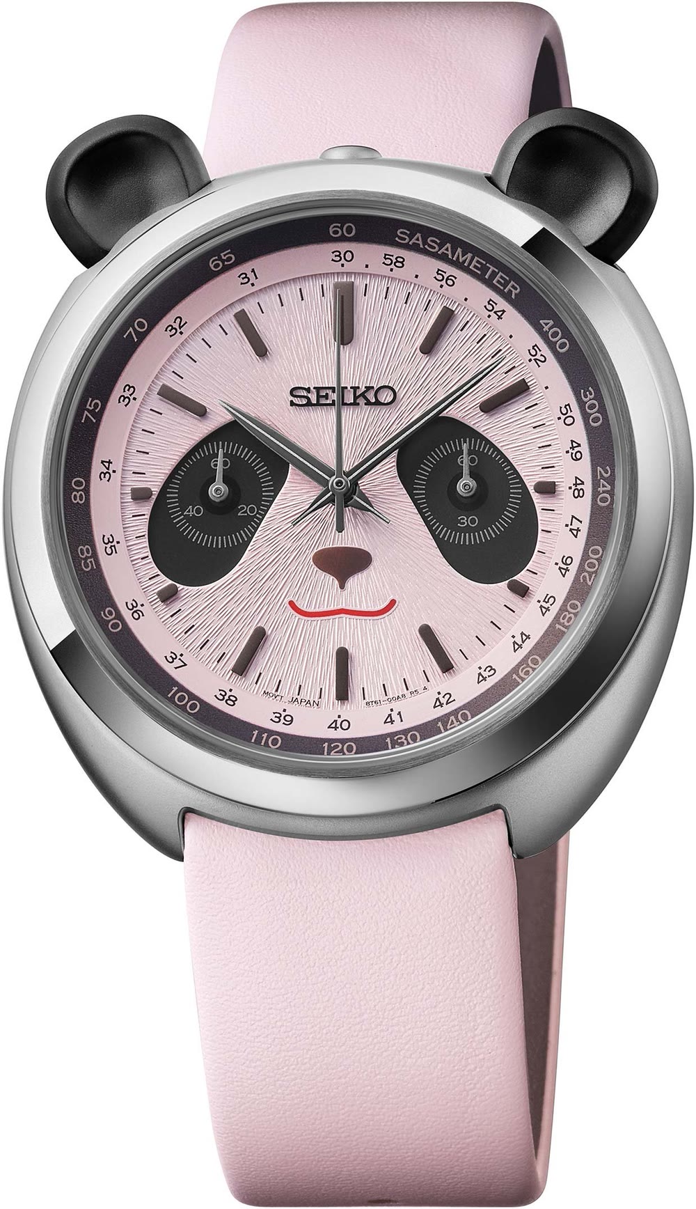 Mouvement mécanique robuste du Seiko Pandagraph HHK001, combinant tradition horlogère et innovation technique.