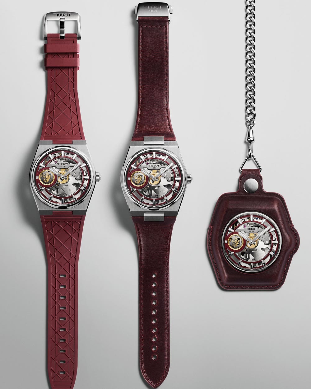 La Tissot PRX Skeleton Damian Lillard Special Edition met en avant son boîtier acier et ses détails inspirés de Damian Lillard.